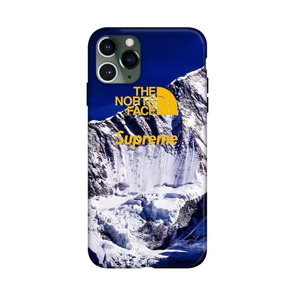 The North Face iPhone 11pro maxケース 雪山柄 ノースフェイス アイフォン11/11pro maxケース 人気