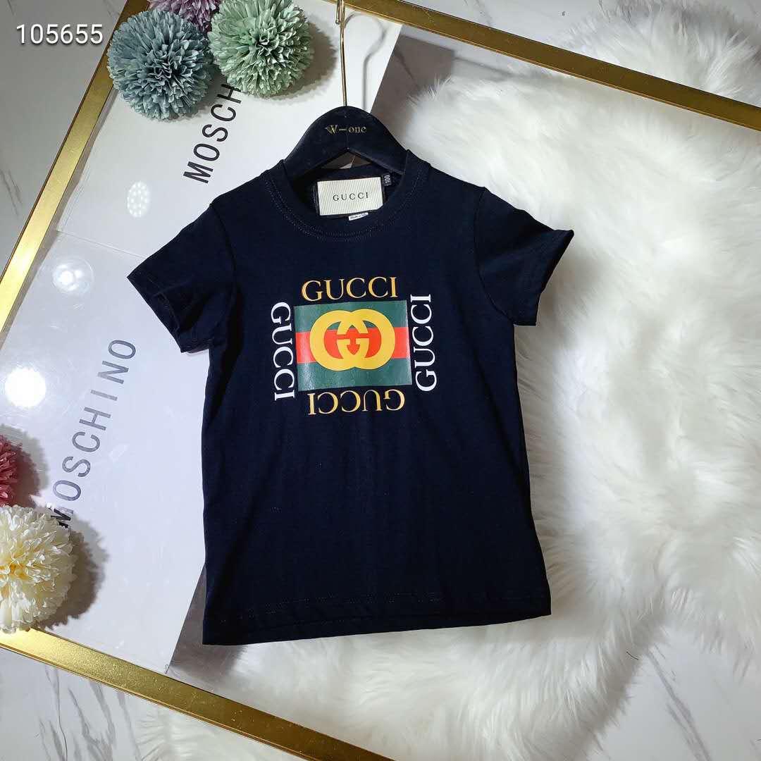 虎】キッズ GUCCI トラプリント ヴィンテージ加工 Tシャツ130cm 