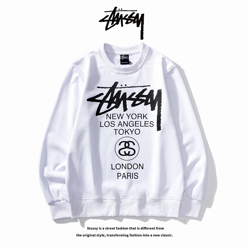 stussy トレーナー ブランド 男女兼用 ステューシー プルオーバー プリントロゴ オシャレ ペアルック