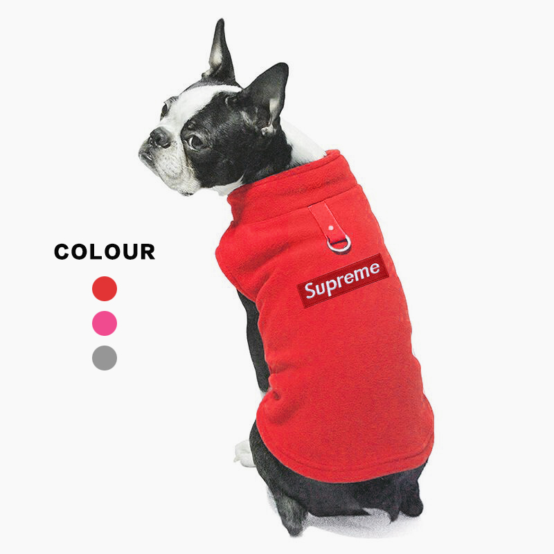 Supreme 犬服 ブランド 人気 シュプリーム ペット服 Tシャツ オシャレ Supreme ドッグウェア パロディ