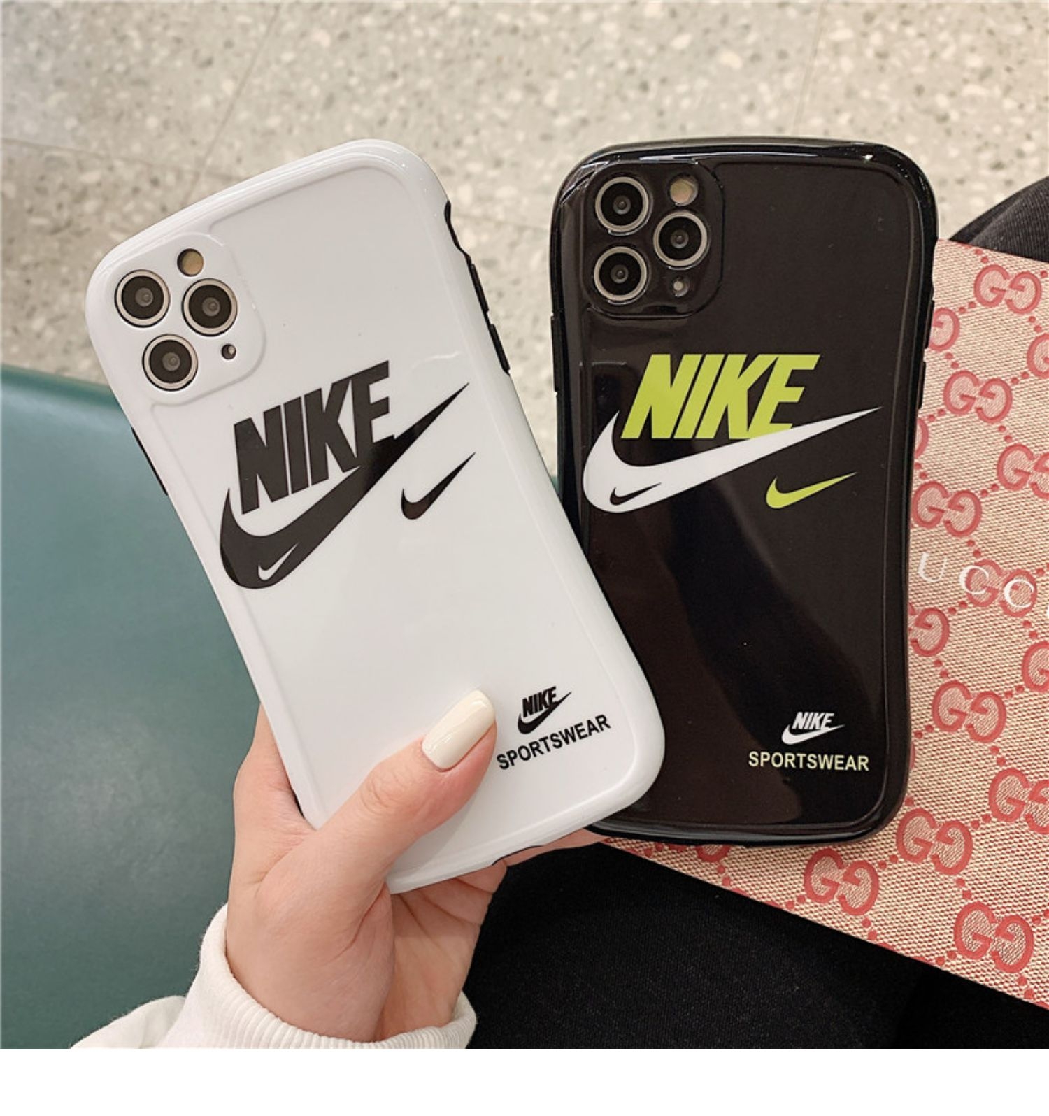ナイキ アイフォン12Pro Max/12Proケース 男女兼用 ブランド Nike iphone 12カバー ペア オシャレ