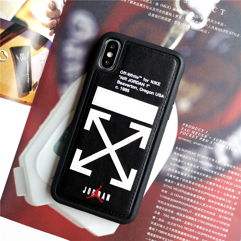 高級上品 オフホワイトiphone xr保護ケースJORDAN アイフォンXS カバー オシャレブランドiPhone XS MAX 携帯スマホケース