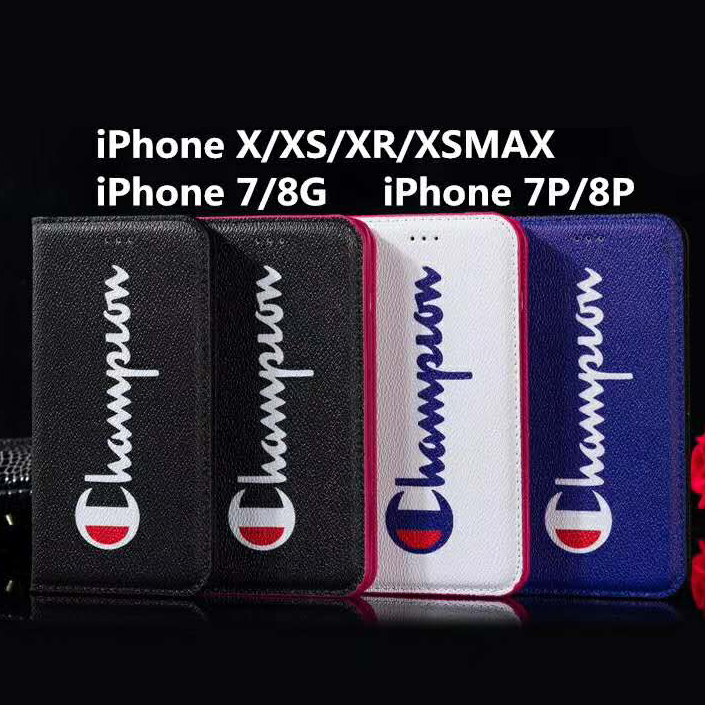 チャンピオン iphone xs max 手帳型ケース