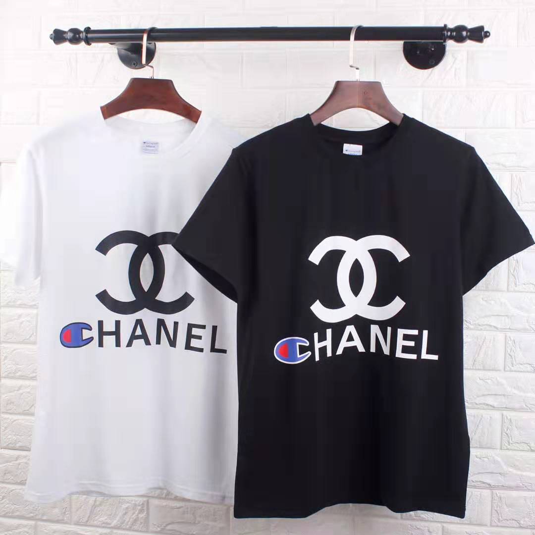 半袖Tシャツシャネル ペアお揃い 洋服 セレブ愛用 半袖 夏物 発売chanel Tシャツ レディース