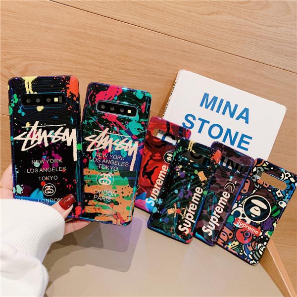 stussy Galaxy S10 ケース 潮流ステューシー ギャラクシーnote9ケース