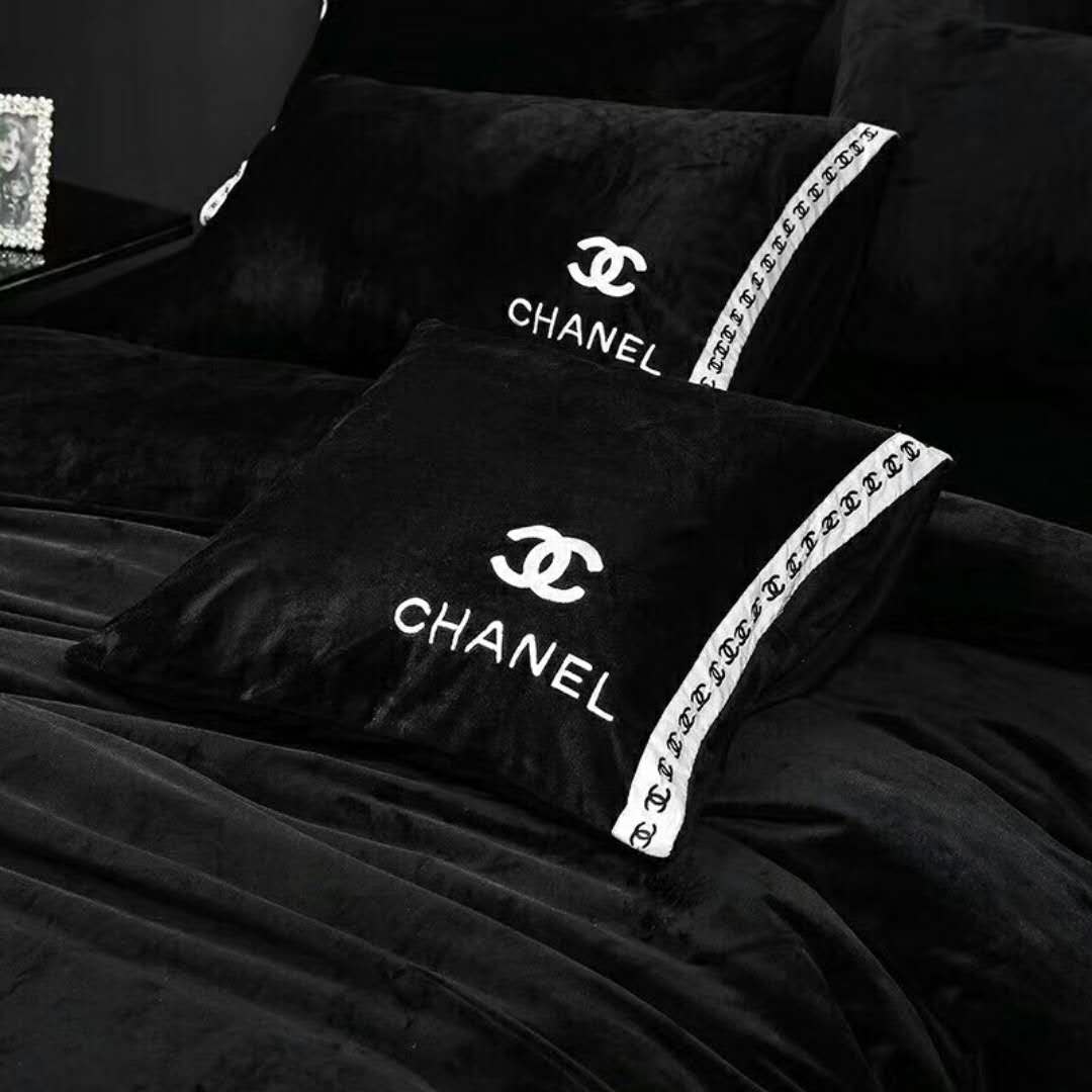 シャネル 布団カバー ４点セット オシャレ ブランド CHANEL ベッド ...