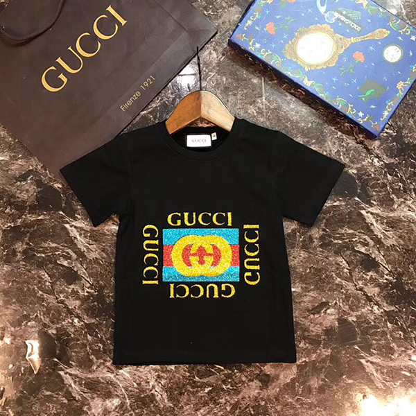 Gucci 半袖Ｔシャツ 子供服 パロディ キッズ 韓国 男の子/女の子