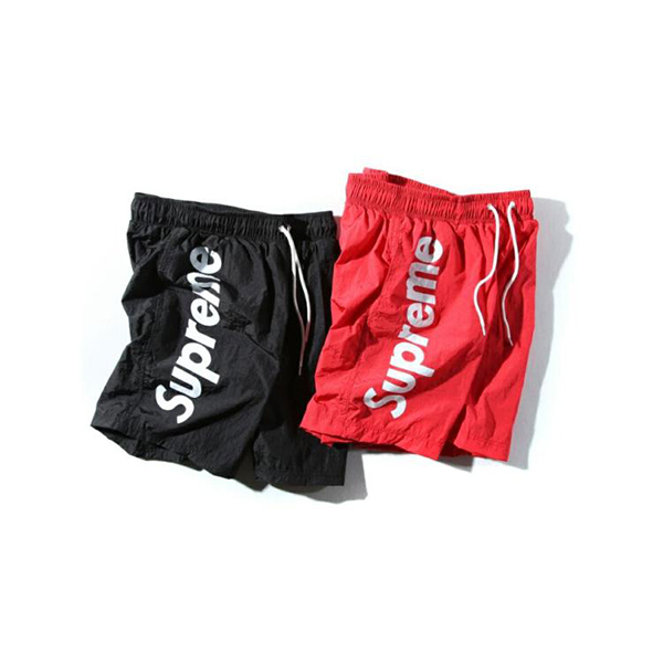 シュプリームショートパンツ ビーチパンツ supreme 無地 部屋着